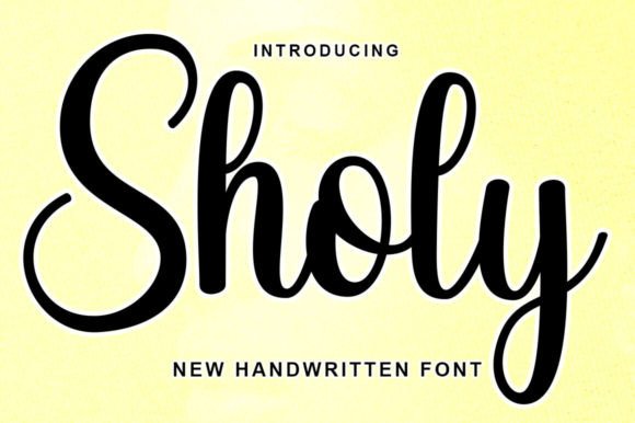 A Review of Sholy: A Modern Script Font for Branding