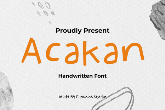 Acakan: A Playful Handwritten Font for Crafters and Sellers