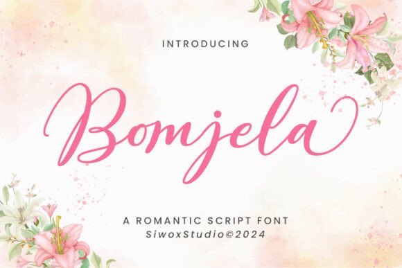 Bomjela: A Script Font for Editorial Elegance