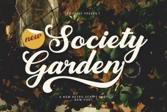 Bringing Retro Style to Web Design with Society Garden Font