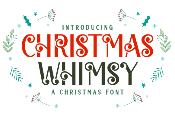 Christmas Whimsy: A Festive Font for Branding and Holiday Spirit