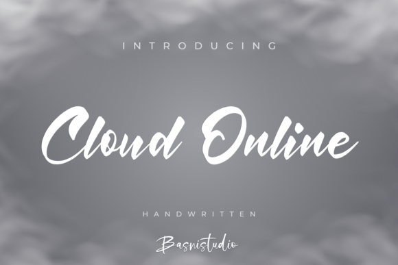 Cloud Online: A Script Font Built for Real-World Atmosphere