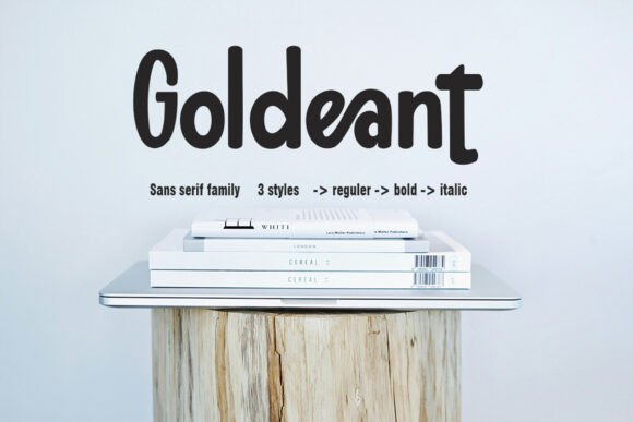 Goldeant: The Modern Font for Strategic Marketing Visuals