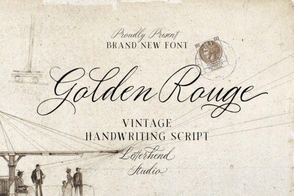 Golden Rouge: A Typeface Designed for Editorial Personality