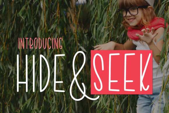 Hide Seek: A Quirky Font for Playful Branding Projects