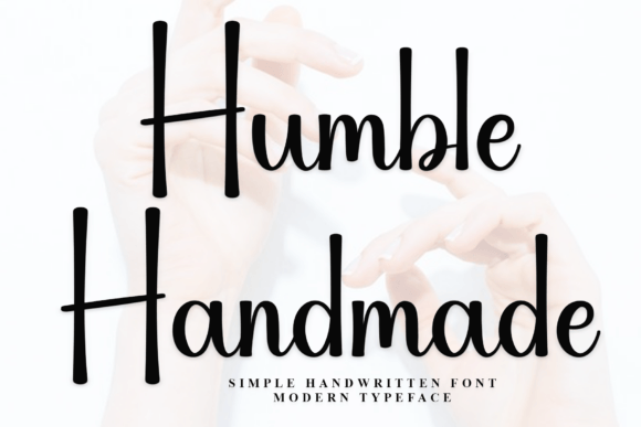 Humble Handmade: A Delicate Script Font for Elegant Campaigns