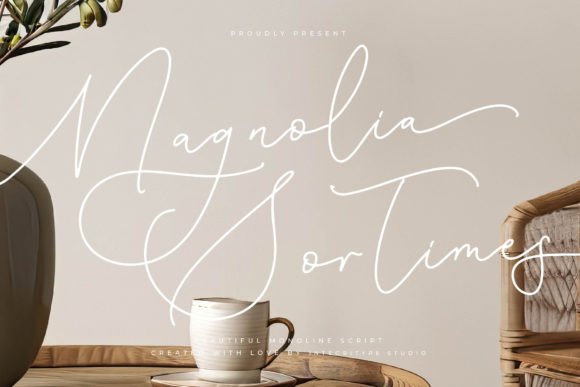 Magnolia Sortimes: A Handwritten Font for Crafters