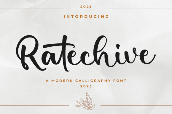 Ratechive Font: A Handwritten Signature for Your Digital Projects