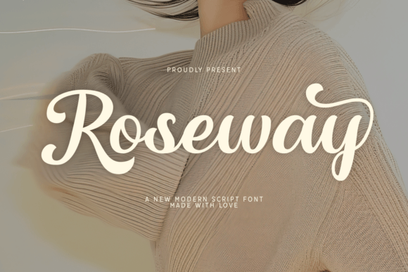 Roseway: A Versatile Script Font for Modern Branding