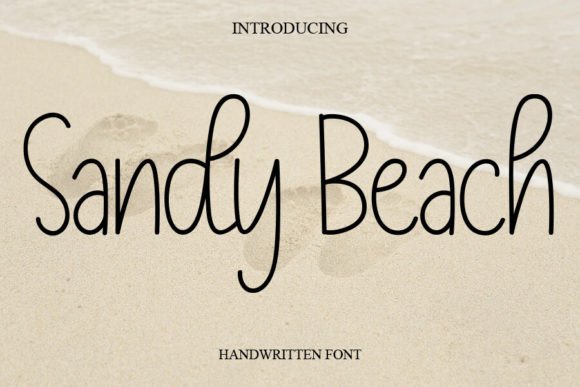 Sandy Beach: A Handwritten Font for Authentic Branding