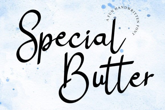 Special Butter: An Elegant Handwritten Font for Modern Branding
