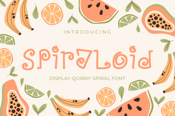 Spiraloid: A Playful Display Font for Campaign Design