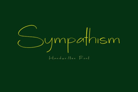 Sympathism: The Handwriting Font Your Brand Story Needs
