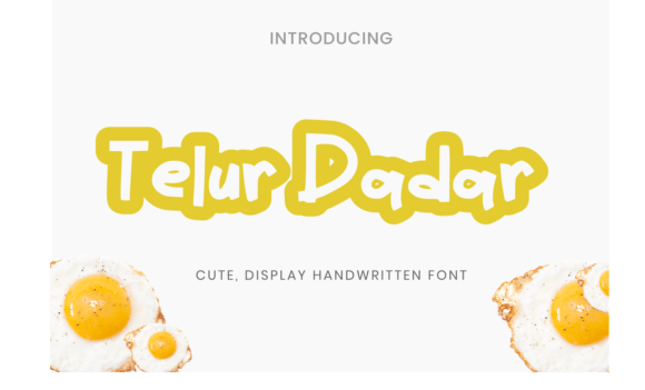 Telur Dadar: The Elegant Script Font for Your Creative Projects