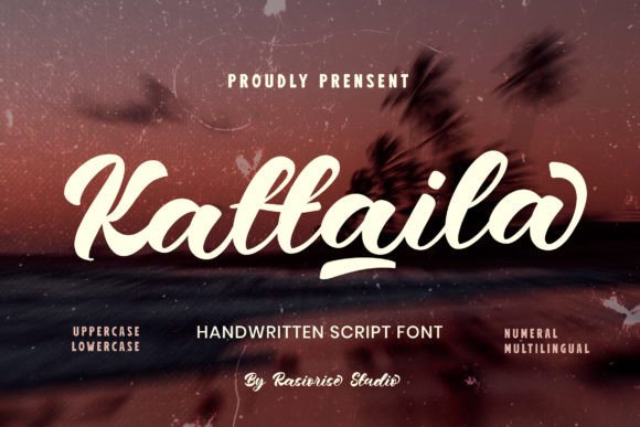 The Editorial Charm of Kattaila, a Handwritten Script Font